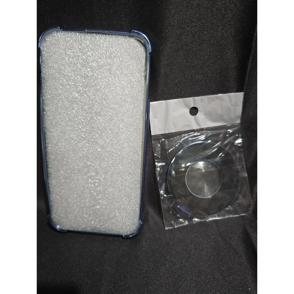 iPhone 14 Clear Blue Phone Case
